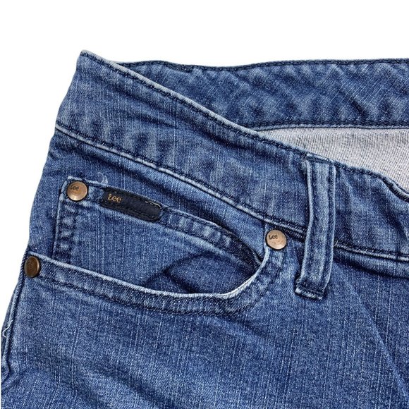 Lee 34" X 30" Jeans 10 12 14 Slender Secret Lower On The Waist - Picture 5 of 5